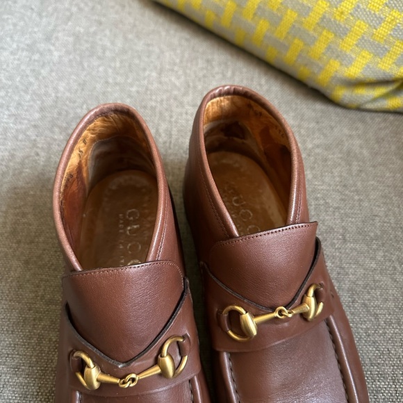 Vintage brown Gucci horsebit chukka boots - Picture 6 of 7